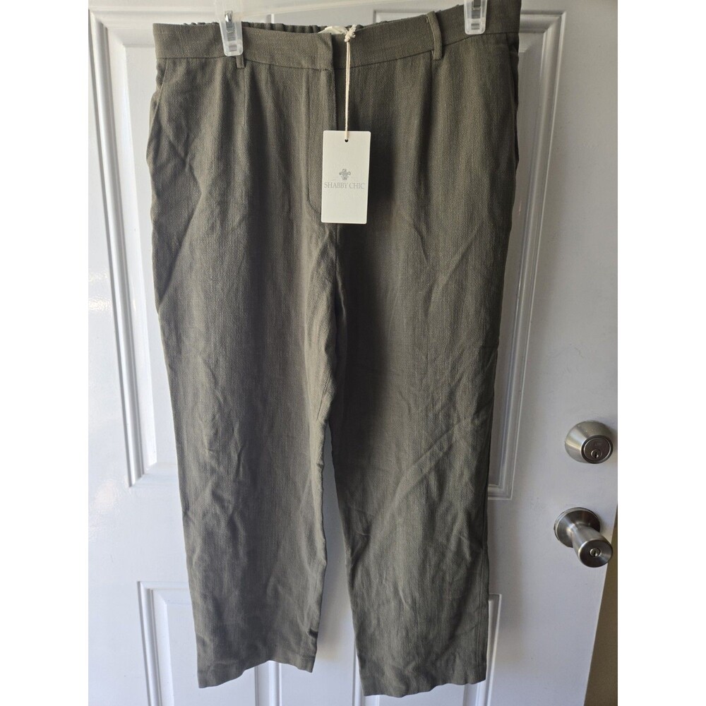 Shabby Chic Women Green Casual Pants M